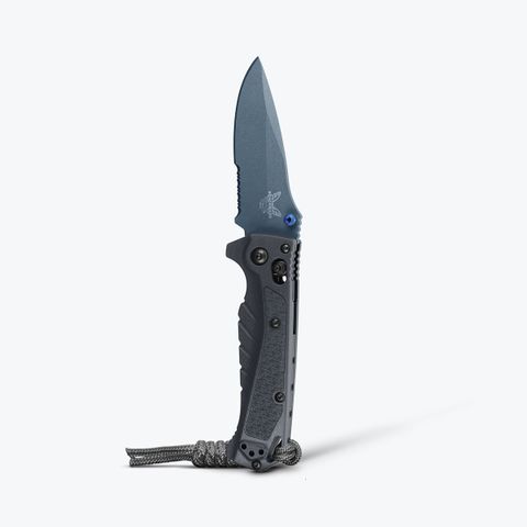 Mini Adira&trade; | Tempest Gray | Serrated Drop-Point