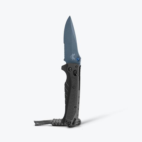 Adira&trade; | Tempest Gray | Serrated Drop-Point