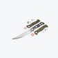Meatcrafter&reg; | OD Green G10 | 6" Satin Trailing point