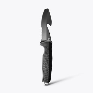H2O Fixed Dive Knife | Black Santoprene&reg;