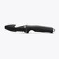 H2O Fixed Dive Knife | Black Santoprene&reg;