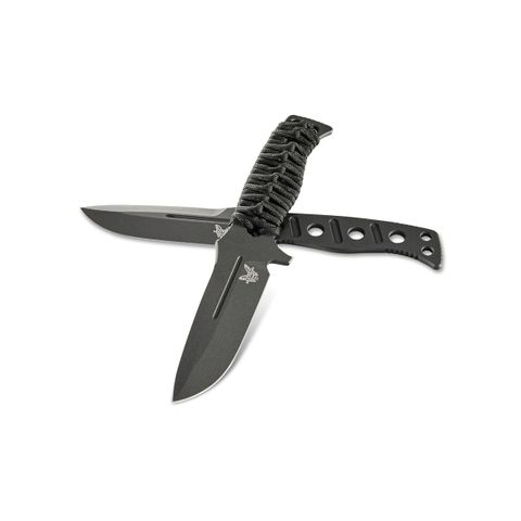 Fixed Adamas&reg; | Black Paracord | Drop-point