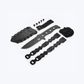 Fixed Adamas&reg; | Black Paracord | Drop-point