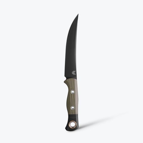 Meatcrafter&reg; | OD Green G10 | 6" Black Trailing Point