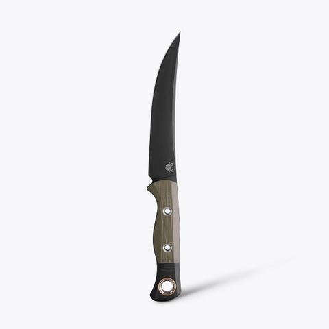 Meatcrafter&reg; | OD Green G10 | 6" Black Trailing Point