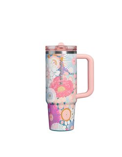 The Quencher ProTour Flip Straw Tumbler | 30 OZ Sorbet Wildflower