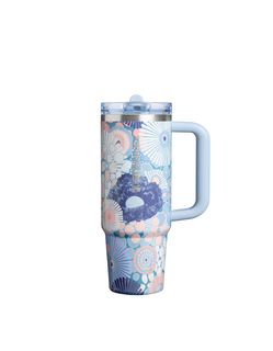The Quencher ProTour Flip Straw Tumbler | 30 OZ Blue Dream Wildflower