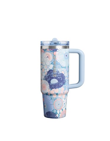 The Quencher ProTour Flip Straw Tumbler | 30 OZ Blue Dream Wildflower