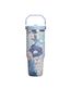 The IceFlow&trade; Flip Straw 2.0 Tumbler | 30 OZ Blue Dream Wildflower
