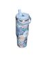 The IceFlow&trade; Flip Straw 2.0 Tumbler | 30 OZ Blue Dream Wildflower