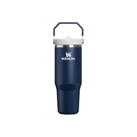 The IceFlow Flip Straw 2.0 Tumbler | 30 OZ | 0.89 L | Dark Navy