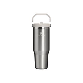 The IceFlow Flip Straw 2.0 Tumbler | 30 OZ | 0.89 L | Stainless Steel Ash