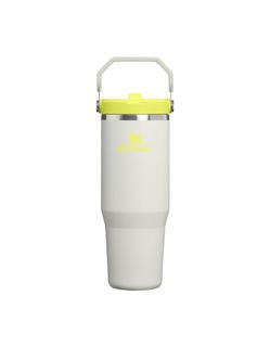 The IceFlow&trade; Flip Straw 2.0 Tumbler | 30 OZ Pale Stone Atomic