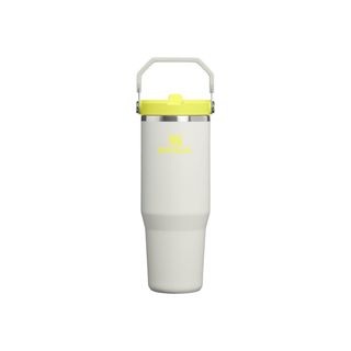 The IceFlow Flip Straw 2.0 Tumbler | 30 OZ | 0.89 L | Pale Stone Atomic