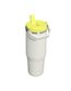 The IceFlow&trade; Flip Straw 2.0 Tumbler | 30 OZ Pale Stone Atomic