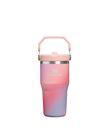 The IceFlow&trade; Flip Straw 2.0 Tumbler | 20 OZ Sunset Spiral