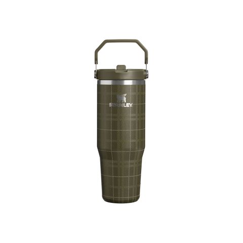 The IceFlow&trade; Flip Straw 2.0 Tumbler | 30 OZ | 0.89 L | Peat Moss Plaid