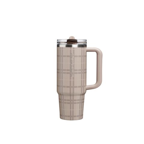 The Quencher ProTour Flip Straw Tumbler | 30 OZ | 0.89 L | Bedrock Plaid