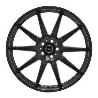 A5318 22x9 5/114.3 +35P QUIZZ FULL SATIN BLACK (U4B_73.1)