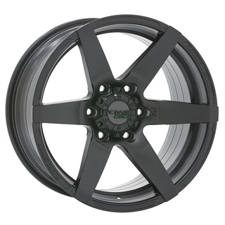 A6055 18x9.5 6/139.7 +20P SHOGUN SATIN BLACK (U4B-106.1)