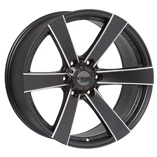 A6091 20x9.5 6/139.7 +18P MATT BLK/MILLED SPOKE CHANGE EJ-1U4B (106.1)