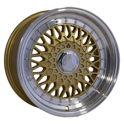 P135 15x7 8/100-114 +22P GOLD MACHINED LIP (73.1)