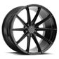 FF9101 20x11 BLANK +10-40P BLAQUE DIAMOND BD11 GLOSS BLACK (66.6)