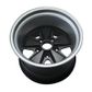 BRAID BZ FUCHS 17x11 5/130 -11N SATIN BLACK WITH ANODIZED LIP