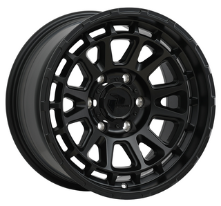 A5699 17X9 6/139.7 +12P PDW BRUTAL FLOW FORMED SATIN BLACK