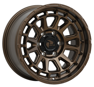 A5699 17X9 6/139.7 +12P PDW BRUTAL FLOW FORMED SATIN BRONZE