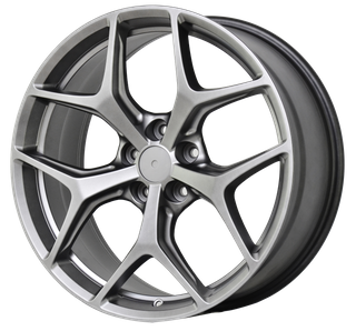 A3070 20x8.5 5/120 +36P HYPER BLK/ STAINLESS (HB2-69.6)