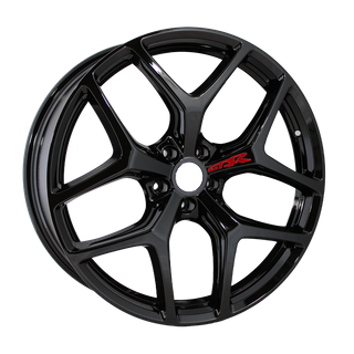 P5686 22x9 5/120 +33P GTSR FULL GLOSS BLACK (U8B_69.6)