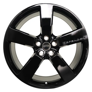 P5539 22x9 5/120 +45P FULL GLOSS BLACK LR DEFENDER (B_72.6 FLAT)