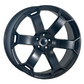 P1401 22x10 5/112 +25P 25 RS6 GT SATIN BLACK (U4B_66.45)
