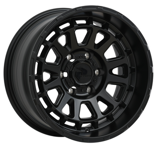 A5699 17X9 6/139.7 -22N PDW BRUTAL FLOW FORMED SATIN BLACK (110.2)