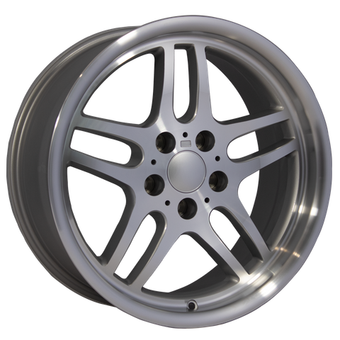 P5061 BMW MPAR SILVER MACHINED LIP