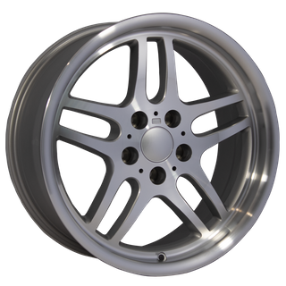 P5061 17x8 5/120 +13P BMW SILVER/ MACHINED LIP (M2/S_74.1)