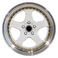 1091 WHITE WITH MACHINED LIP
