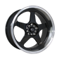 VORS SP1 18x9 10/100-114.3 +38P (73.1) GLOSS BLACK/ MACHINED LIP