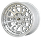 A5699 17X9 6/139.7 +12P PDW BRUTAL FLOW FORMED SILVER MACHINED