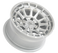 A5699 17X9 6/139.7 +12P PDW BRUTAL FLOW FORMED SILVER MACHINED