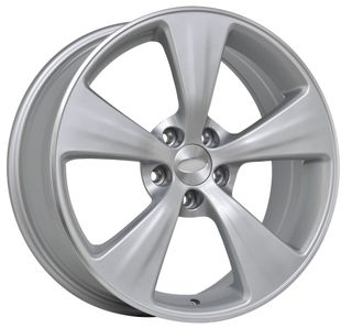 A9573 19x8 5/114 +36P SILVER MACHINED LIP (70.7)