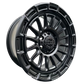 XF054 18x8.5 6/139.7 +0P RIVAL MATT BLACK (110.0)