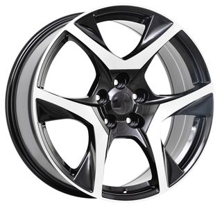 A2068 20x8.5 5/120 +36P GEN-F2 CLUBSPORT R8 BLACK MACHINED (66.9_M/B)