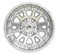 A5699 17X9 6/139.7 -12N PDW BRUTAL FLOW FORMED SILVER MACHINED (110.2)
