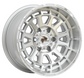 A5699 17X9 6/139.7 -12N PDW BRUTAL FLOW FORMED SILVER MACHINED (110.2)