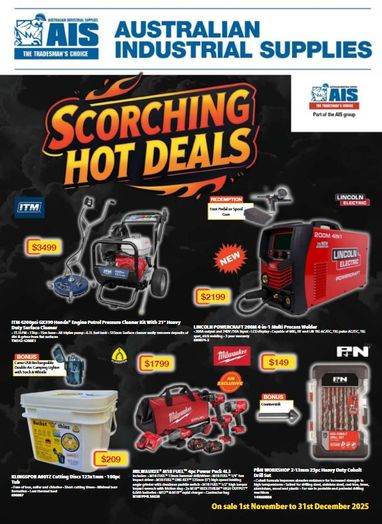 AIS SCORCHING HOT DEALS NOV-DEC 25