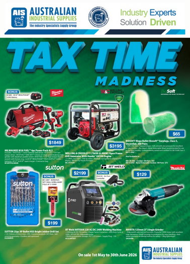 AIS TAX TIME MADNESS MAY - JUNE 26