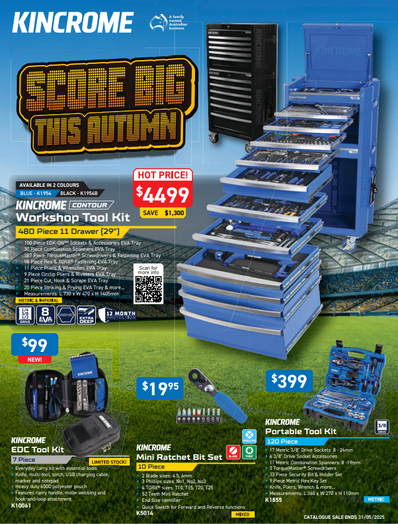 KINCROME SCORE BIG THIS AUTUMN 2025