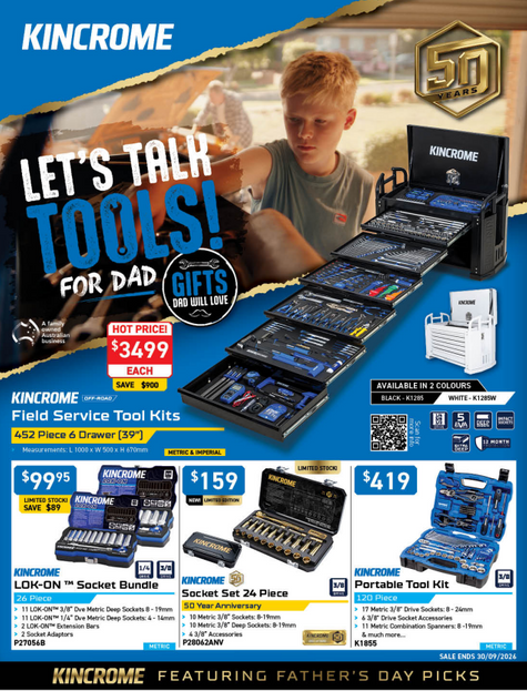 KINCROME GIFT GUIDE FOR DAD